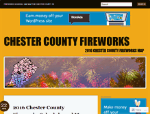 Tablet Screenshot of chestercountyfireworks.com